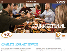Tablet Screenshot of gourmetten.nl